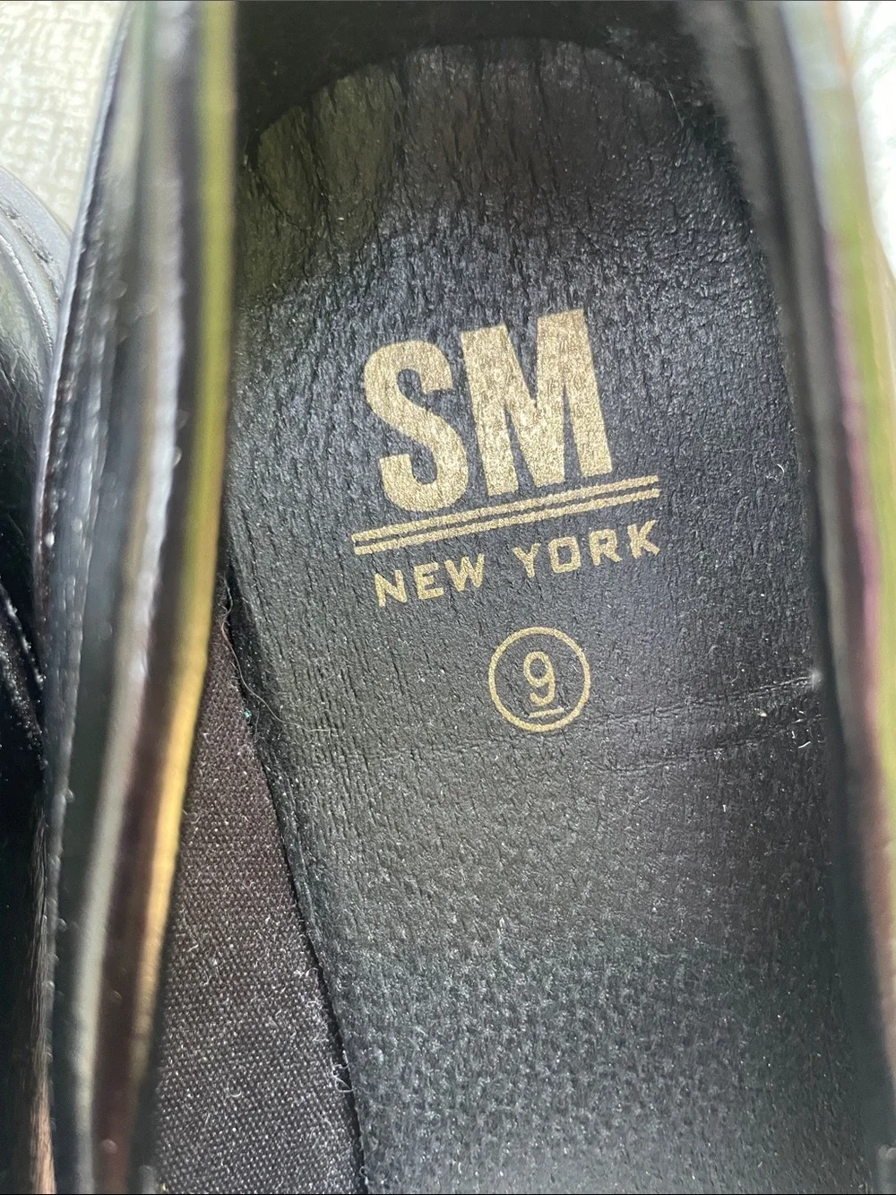 SM New York Alix Woman’s Wedge Chunky Slip-On Loafers 9 Med NWOT